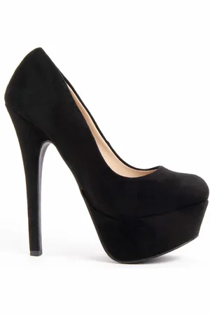 Montevita Womens Heel Shoe Hebano Velvet - Size UK 3.5