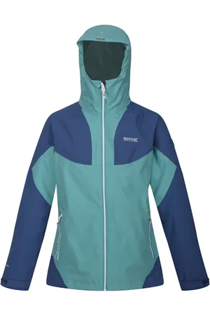 Regatta Womens/Ladies Raddick Waterproof Jacket (Bristol Blue/Dusty Denim) - - Size 12 UK
