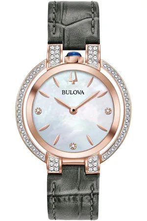 BULOVA Rubaiyat WoMens Watch 98R268 Leather - One Size
