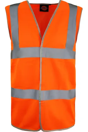 Dickies Hi-Vis Highway Safety Mens Reflective Vest - Size X-Large