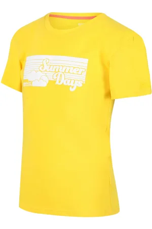 Regatta Kids Unisex Juniors Bosley V T-Shirt in Orange - Cotton - Size 7-8Y
