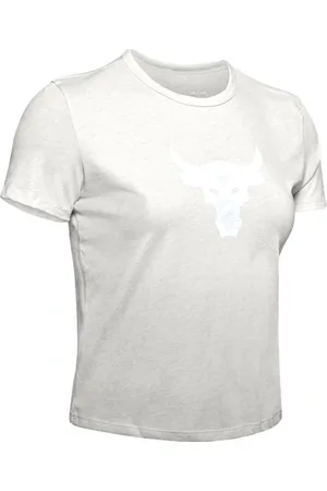 Under Armour X Project Rock Crop Top - Womens - Cotton - Size X-Small