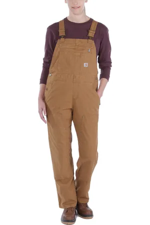 Carhartt Womens 102438 Crawford Rugged Durable Bib Overalls - - Size Large