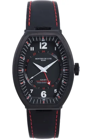 Montres De Luxe Mens Watch Leather - One Size