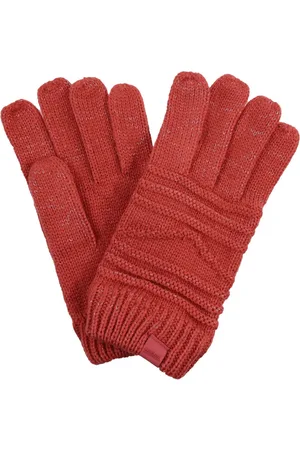 Regatta Womens Accessories Multimix IV Cable Knitted Gloves in - Size L/XL