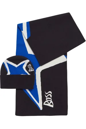 HUGO BOSS Mens Accessories Destino Scarf in Cotton - One Size