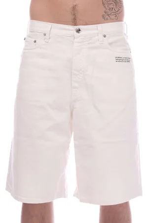 OFF-WHITE Mens Off White Corp Skate Denim Shorts in Black - - Size 31
