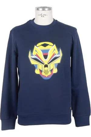 Bikkembergs Mens Rubber Application Cotton Sweatshirt - - Size 2XL