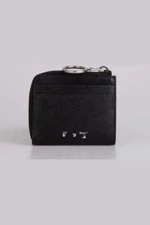 OFF-WHITE Mens Accessories Off White Binder Diagonal Saffiano Zip Wallet in - One Size
