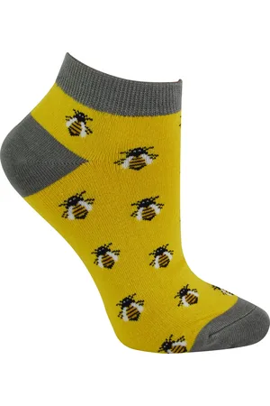 Miss Sparrow Womens Ladies Bamboo Trainer Socks