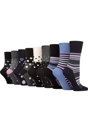 Gentle Grip Womens 9 Pack Bamboo Socks Ladies