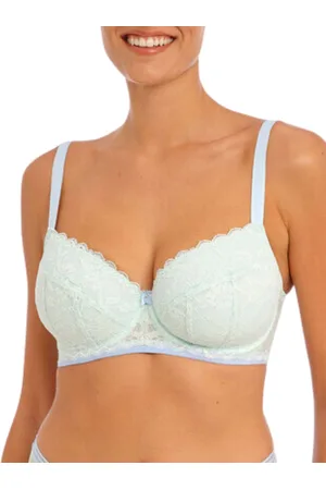 Freya Womens Offbeat Underwired Padded Half Cup Bra - - Size 34E