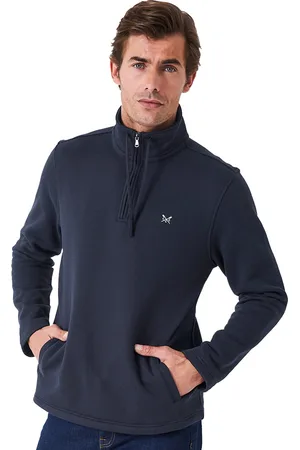 J.Crew Mens Coastal Half Zip Sweatshirt - Cotton - Size Small