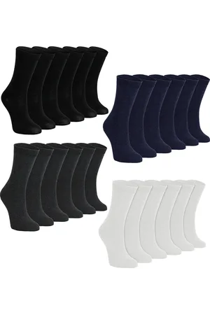 Sock Snob 24 Pairs Multipack Kids School Socks