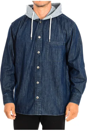La Martina Mens Regular fit jacket with high collar and adjustable hood TMC009-DM081 man - Cotton - Size Large