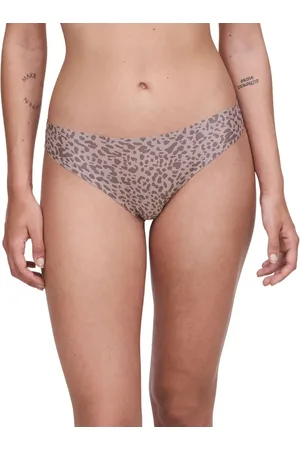 Chantelle Womens SoftStretch Thong Dark Leo - Polyamide - One Size