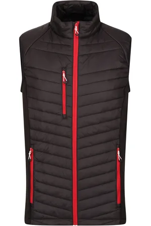Regatta Mens Navigate Quilted Hybrid Gilet ( /Classic Red) - Size Medium