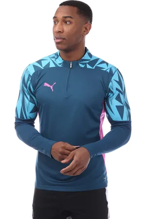 PUMA Mens IndividualFINAL 1/4 Zip Top in - Size Large