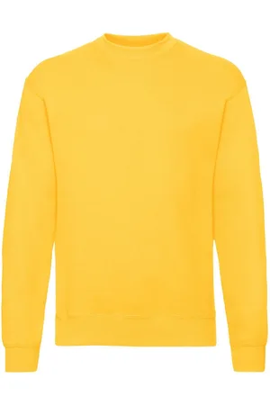 Fruit Of The Loom Mens Classic 80/20 Set-in Sweatshirt (Sunflower ) - Size 3XL