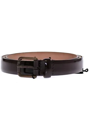 Dolce & Gabbana WoMens Leather Logo Belt Cintura - Size 75 cm