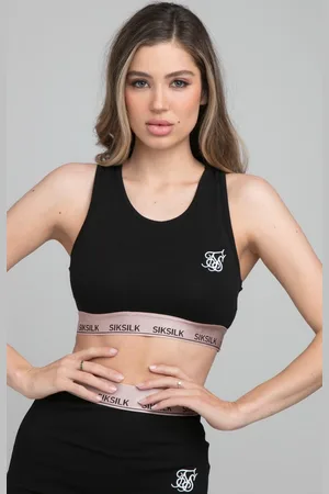 SikSilk Womens Roseate Bralette in Cotton
