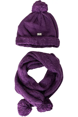 TUTTO PICCOLO Knitted hat and scarf set 1942MOW16 baby - - Size 9-12M