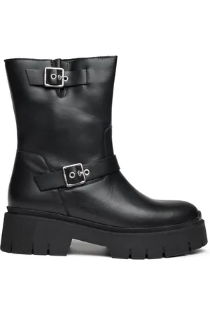 HUGO BOSS Womens Kris Bootie Boots - Leather - Size UK 6