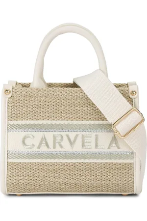 Carvela Womens Beach Glam Mini Tote Bag - Fabric - One Size