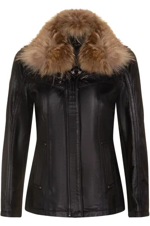 Infinity Womens Slim Fit Parker Jacket-Millom - Lamb Leather - Size 22 UK