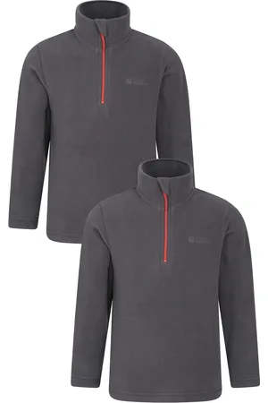 Mountain Warehouse Childrens Unisex Childrens/Kids Camber Fleece (Pack of 2) - Size 7-8Y