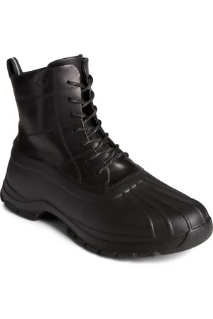 Sperry Unisex Duck Float Leather Wellington Boots - Size UK 7.5