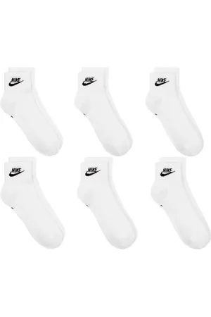 Nike Unisex Everyday Essential Ankle Socks 6 Pairs - Cotton - Size X-Large