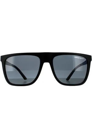 Arnette Square Mens Matte Dark Grey Polarized Sunglasses - One Size