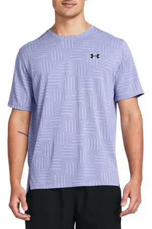 Under Armour Mens Tech Vent Geotessa Short Sleeve T-Shirt in - Size Large