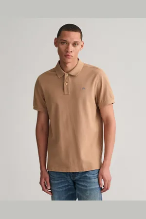 GANT Mens Regular Fit Short Sleeve Shield Logo Pique Polo - - Size 2XL