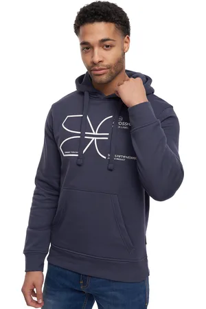 Crosshatch Mens Cutups Hoodie Cotton - Size Large