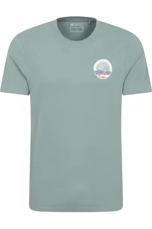 Mountain Warehouse Mens St Davids Printed Organic T-Shirt - Size Medium