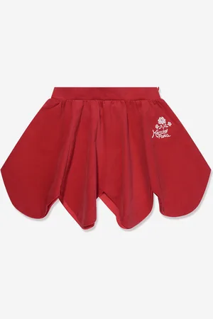 Kenzo Girls Palatine Velvet Skirt in - Size 10Y