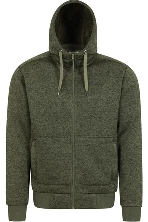 Mountain Warehouse Mens Nevis II Faux Fur Hoodie - Size 2XS