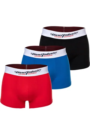 Diesel Mens Umbx-Damienthreepack Boxer Shorts - Cotton - Size Medium