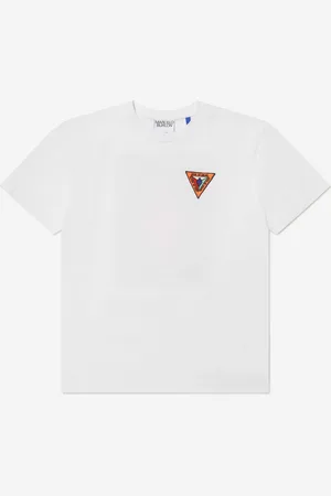 MARCELO BURLON Girls Cotton Short Sleeve Logo T-Shirt - - Size 8Y