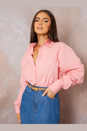Chi Chi London Womens Cotton Poplin Shirt in - Size 16 UK