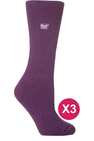 Heat Holders Womens - 3 Pack Multipack Ladies Insulated Thermal Socks for Winter - - Size 4-6.5 (UK Shoe)