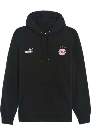 PUMA X Kidsuper Studios Long Sleeve Pullover Mens Hoodie 530408 01 Cotton - Size Small