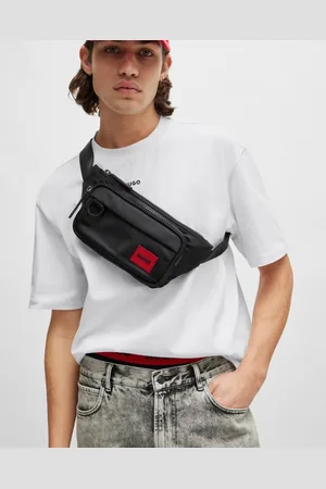 HUGO BOSS Ethon 2.0 Mens Belt Bag with Red Logo Patch NOS - - One Size