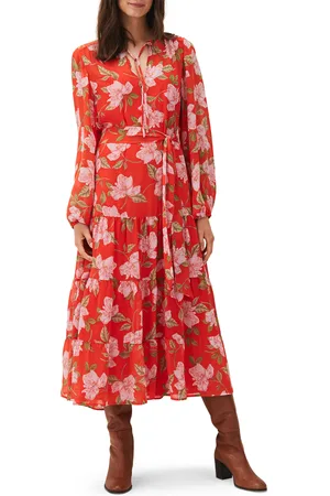 Phase Eight Womens Philippa Floral Chiffon Maxi Dress - - Size 8 UK