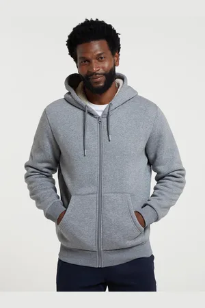 Mountain Warehouse Mens Dalton Borg Lined Full Zip Hoodie - Size 2XS