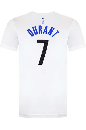 Nike Childrens Unisex NBA Brooklyn Nest 7 Kevin Durant Kids City Edition N&N T-Shirt - - Size X-Large