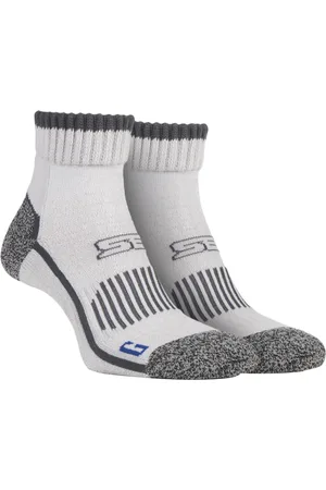Storm Bloc Mens Cotton Rich High Ankle Length Hiking Trekking Socks - - Size UK 6.5-8