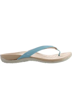 Vionic Dillon Womens Flip-Flops Patent Leather - Size UK 3.5
